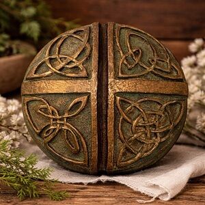 Wild Goose Celtic Love‎ Cross Wall Hanging By Kathleen Smyth #97